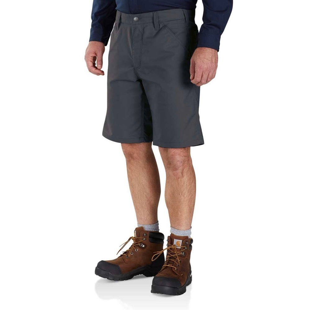 Carhartt Shorts Rugged Flex Relaxed Fit Canvas Work Short Gray SZ 46